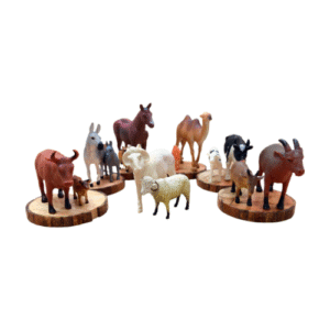 Farm Animals and Babies Figurines