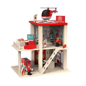 Wooden Fire Station Playset​